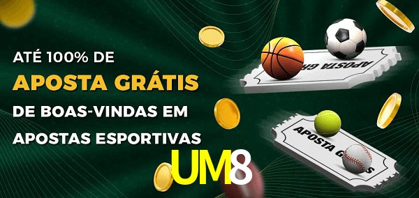UM8 Ate 100% de Aposta Gratis