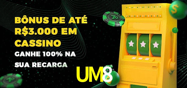 UM8 melhor bônus de depósito