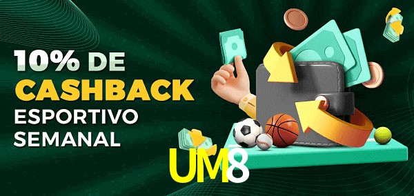 10% de bônus de cashback na UM8