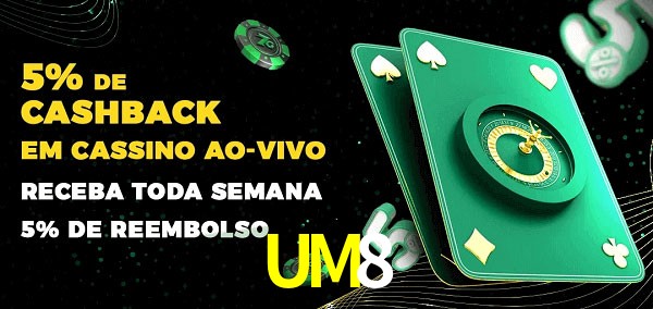 Promoções do cassino ao Vivo UM8